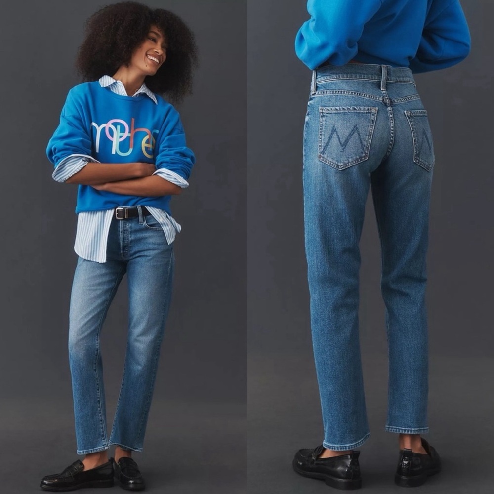 Mother Mid Rise Hiker Hover Jeans